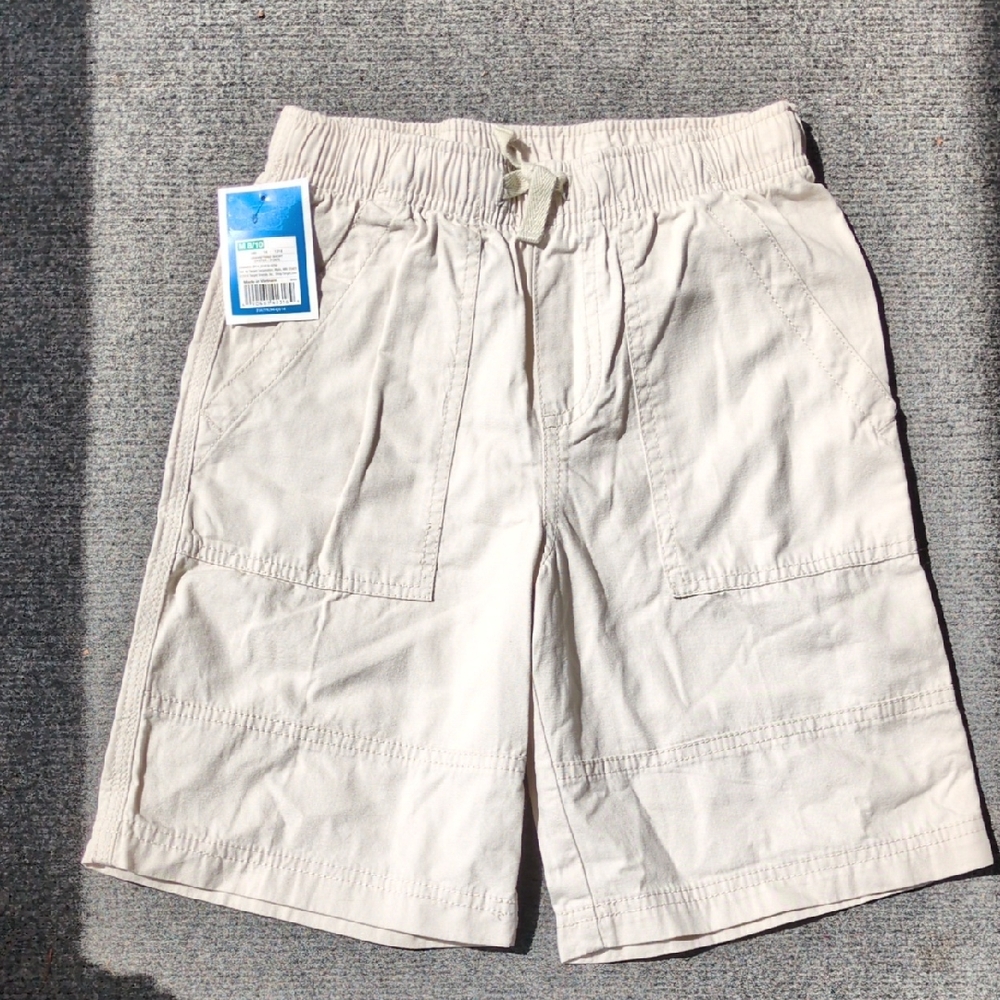 Boys Target Tan Cargo Shorts Classic Cotton Size M 8-10
